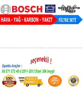 Audi Q7 3.0 TDI Quattro Dizel 2006-2007 240 Beygir 3Lü Hava + Yağ F. + Polen
