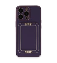 Apple İphone 14 Pro Kılıf Coco Elit Kapak - Derin Mor