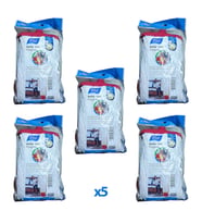 Titiz Salsa TP-857 Yedek Geniş Takozlu Islak İpli Mop Paspas Başlığı - Püskül - 16 Cm. - 5 Adet