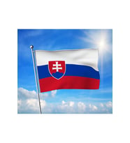Slovakya Bayrağı Premium Raşel Kumaş 100x150 cm