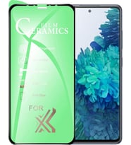 Samsung Uyumlu S20 Fe Ekran Koruyucu 9D Seramik Nano Tam Kaplayan Kavisl