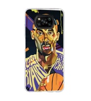Poco X3 PRO / X3 NFC Uyumlu Kobe Bryant Tasarımlı Şeffaf Telefon Kılıfı