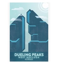 Dueling Peaks - Vahşi Doğanın Nefesi Tablo Ahşap Poster Dekoratif