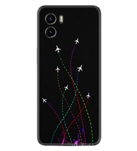 Vivo Y15S Y32 Y33S Y51 Y53S Kılıf Desemli Silikon Line Planet 1736