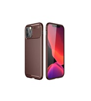 Apple iPhone 12 Pro Uyumlu Kılıf Zore Negro Silikon Kapak (Kahverengi)