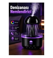 Ultrasonik Hava Nemlendirici – Denizanası Efektli RGB Gece Lambalı Dekoratif Tasarım