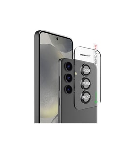 GREENMNKY Buddıes Samsung S25 Uyumlu Kamera Lens Koruyucu (Black)