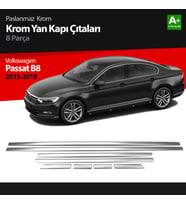 VW Passat B8 Krom Yan Kapı Çıtası 8 Parça 2015 2016 2017 2018 2019