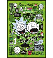 Network Rick und Morty 'Quotes' Maxi Poster, 61 x 91,5 cm