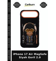 iPhone 17 Air MagSafe Siyah Goril 2.0 Koruyucu Kılıf Mobil Aksesuar Telefon Kılıfı