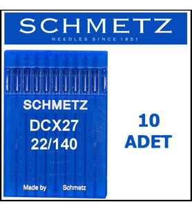 Schmetz Dcx27 Ses Overlok Makinesi İğnesi 22/140 Numara
