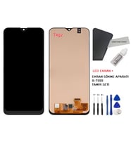 Samsung Galaxy A20 - SM-A205 Uyumlu Lcd Ekran Dokunmatik Servis Lcd + B-7000 + TAMİR SETİ