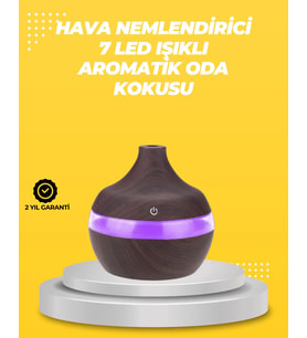 7 Renk LED Işıklı Ultrasonik Aroma Difüzör 300 ml