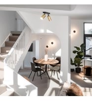 RİOLIGHT MODERN1 HAREKETLİ1 MAT GOLD1 MAT ALTIN1 BAŞLIK 2XGU10 DUYLU LED SPOT AVİZE(AMPÜL DAHİL)
