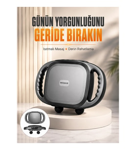 Mey İthalat® Fonksiyonlu Şarjlı Masaj Aleti 6 Başlık 2000 mAh Ergonomik Gövde Yeni Nesil