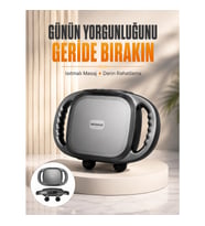 Mey İthalat® Fonksiyonlu Şarjlı Masaj Aleti 6 Başlık 2000 mAh Ergonomik Gövde Yeni Nesil
