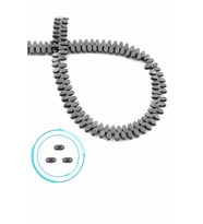 Hematit Doğal Taş Mat Gri Rondela Kesim 5x2mm Dizi [AA]