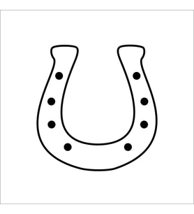 AT NALI FOLYO STİCKER 30cm Uzunluk (Karışık)