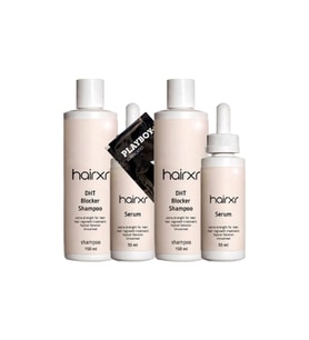 Hairxr  2şer Adet DHT Blocker 150 ml Saç Bakım Şampuanı ve 30 ml Saç Serumu Besleyici Güçlendirici + Yanında Jel Hediye