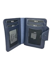 Diga 110 Hakiki Deri Kartlık Cüzdan Lacivert (DENIM)