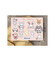 Mutlu Dostlar Etiketi Happy Buddies Defter Süsleme Hediyelik Sticker Seti - 1 Sayfa