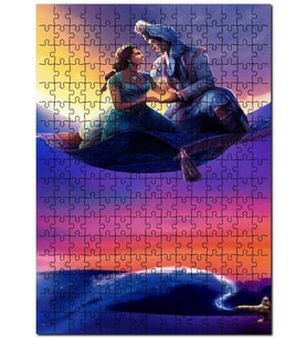 Cakapuzzle Alattinin Lambası Sevgili Lamba Görseli Puzzle Yapboz MDF (Ahşap) (120 Parça)