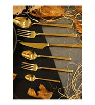 Şık 36 Parça Çatal, Bıçak, Kaşık Seti - Paslanmaz Çelik, Elegant Tasarım