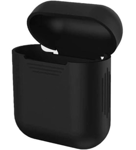 Lexroo Aple ile uyumlu Airpods Standart Silikon Kılıf Siyah