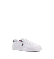 U.S. Polo Assn. COSTA 4FX Siyah Erkek Sneaker BEYAZ LACİ