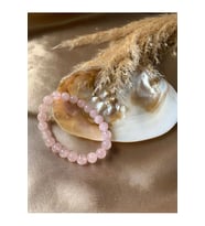 8 MM PEMBE KUVARS DOĞALTAŞ BİLEKLİK