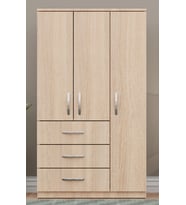 GM 302-S ECE LÜX 3 KAPI 3 ÇEKMECELİ SONOMO GARDIROP