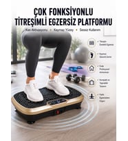 Lexroo Evde Spor İçin Titreşimli Plate Fitness Platformu Yeni Nesil