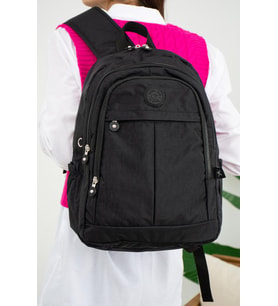 Unisex Okul Çantası Günlük Sırt Çantası 40*30 Cm Lise Ortaokul Çantası Hafif Yağmur Geçirmez Kumaş