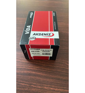 Akdeniz 6 x 100 100 Adet Akdeniz Sunta Vidası