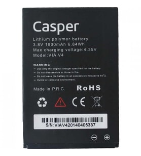 Casper V4 Batarya Pil %100 Orjinal