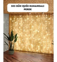 Dekoratif Perde Peri Led Günışığı Renk 8 Fonksiyonlu Işık