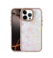 iPhone 14 Pro Max Lumi Desenli Kapak - Çöl Titanyum
