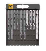 CAT DA06903 10 Parça Profesyonel Metal/Ahşap Hassas/Kaba Kesim Dekupaj Testere Ucu