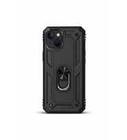 iPhone 15 Plus 6.7" Magforge Titan Ring Armor Case Siyah