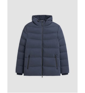 LCWAIKIKI Classic Lacivert Regular Fit Kapüşonlu Erkek Şişme Mont