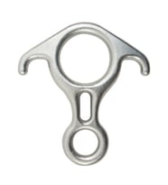 KONG 8 Inox Kulaklı Descender Sekizli İndirici İniş Aleti Paslanmaz Çelik  Heavy Load  Compact Version (Gümüş)