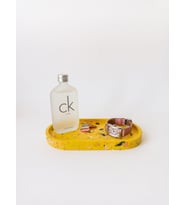 TERRAZZO OVAL TRAY DEKORATİF ALTLIK
