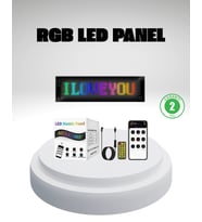 RGB LED Panel – Mobil Uyumlu, Yazı ve GIF Destekli, USB Bağlantılı Dekoratif Ekran