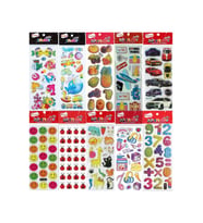 Kabartmalı Sticker Karışık Paket 100 Kartela