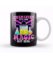Chemistry It's Like Magic But Real Science Pun Kupa Bardak Porselen