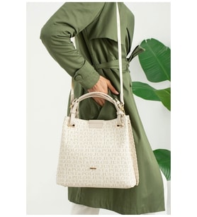 Kadın Büyük Boy 4 Bölmeli Günlük Kullanıma Uygun Tote Bag Omuz Çantası 234028MH (STD)