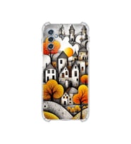 PrintiFy Samsung Galaxy M52 ile Uyumlu Düşlerin Dansı Serisi Göçebe Şatolar Tasarımlı Uv Baskılı Köşe Korumalı Antişok Kılıf