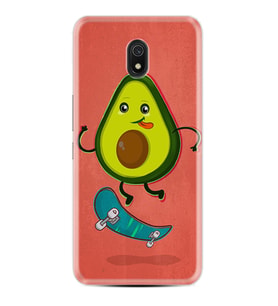 Xiaomi Redmi 8A 8 Pro 9C 9T 10C 11T Pro Kılıf Desenli Silikon Avokado Skate 1741