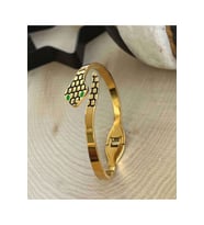 GOLD RENK YILAN MODEL ÇELİK KELEPÇE ACR7138