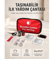 Taşınabilir İlk Yardım Seti Araç Ev Ofis İçin Pratik Çözüm
